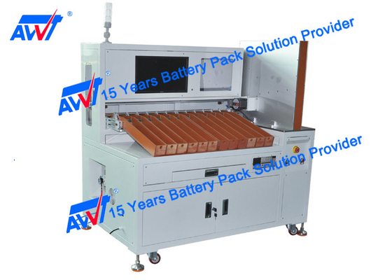 18650 21700 32700 estrutura automática do armazenamento da máquina de classificação 11 da bateria 3in1 com função completa do alarme