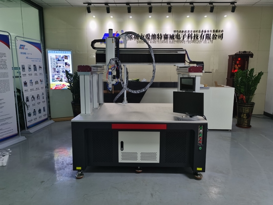 Máquina de soldadura automática do ponto do laser do bloco da bateria de lítio com alta velocidade
