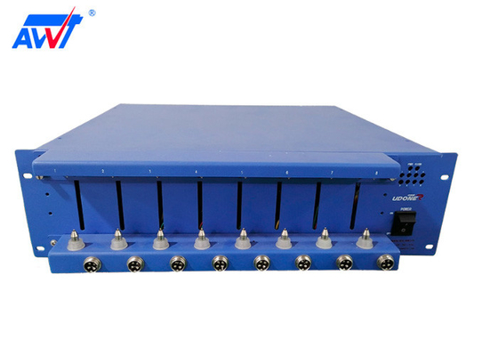 8 escala 500 milivolt -5000mV do verificador 5V 6A da capacidade da bateria de lítio do ponto